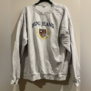 BDG Jeans Grey Heathered Crewneck